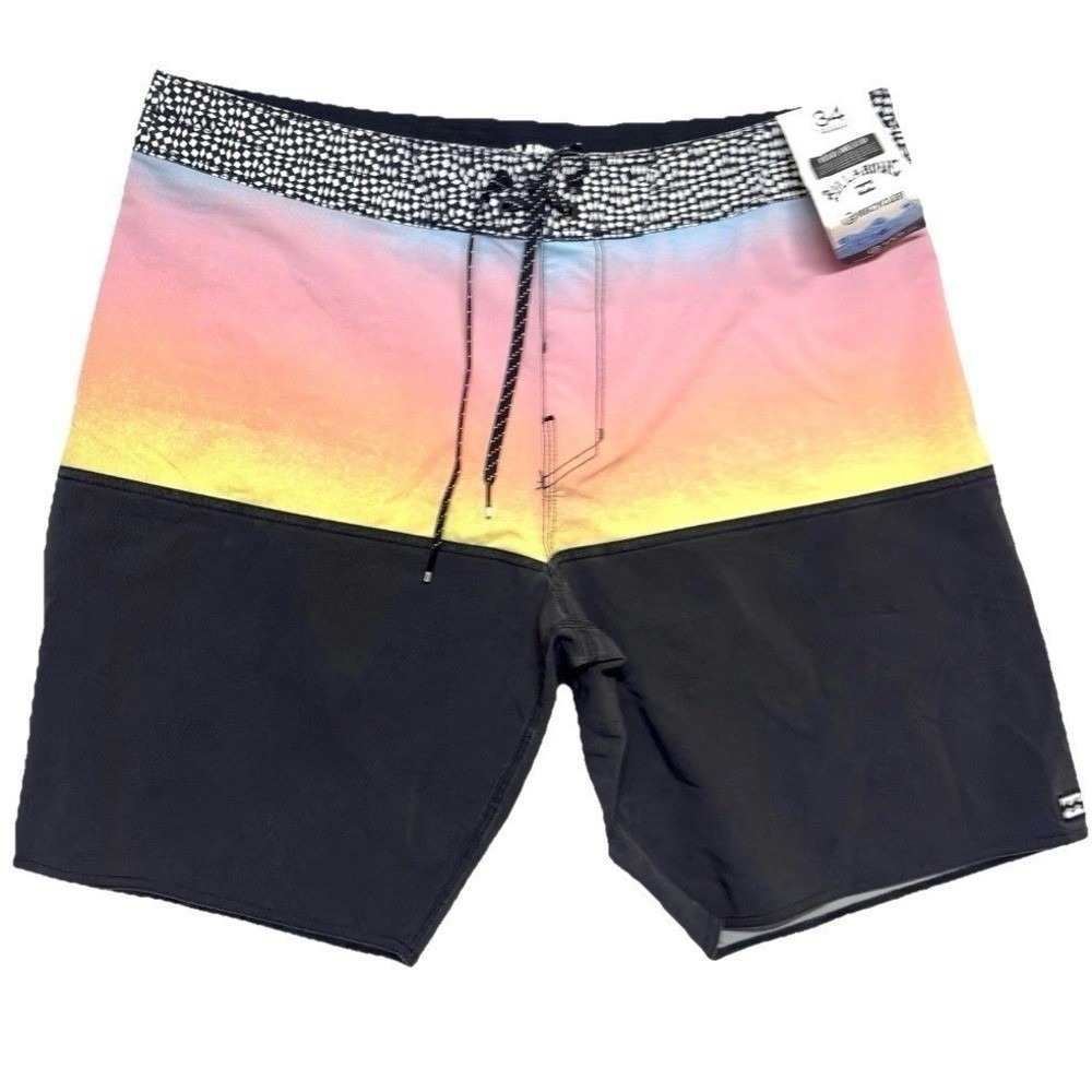 NWT Billabong‎ Fifty50 Board Shorts Men 34 Swim Trunks Recycler Stretch Colorful